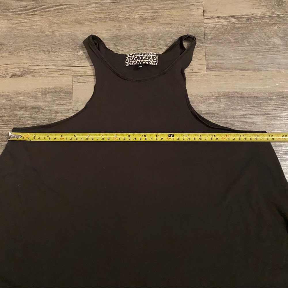 Brown Olive Green Groceries Tank Top - Picture 2 of 6